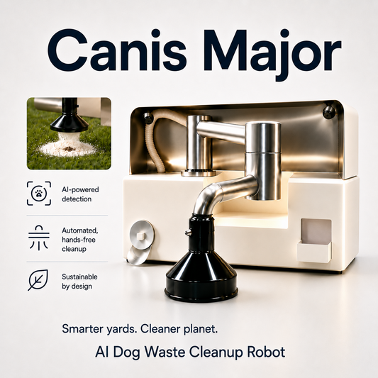 Canis Major AI Dog Waste Cleanup Robot — smarter yards, cleaner planet