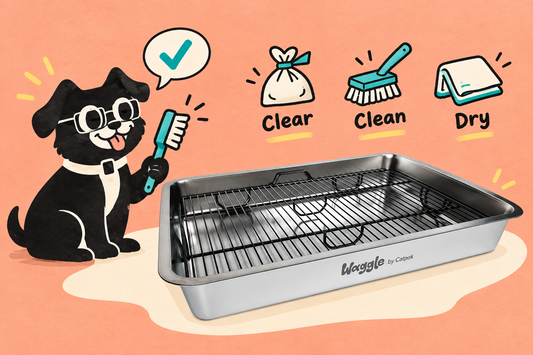 How to Clean an Indoor Dog Toilet: Grate, Tray and Litter