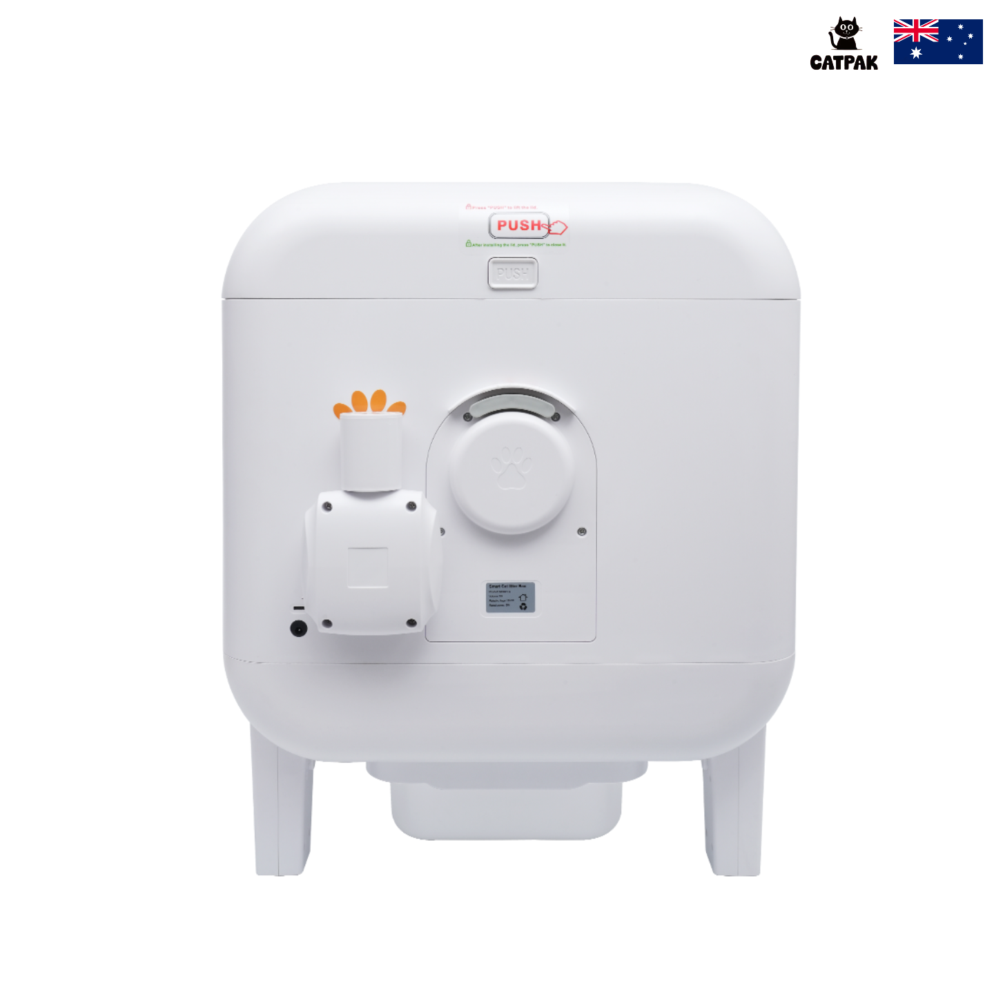 「CATPAK Pro」智能全自動貓砂機丨75L超大容量丨雙感應防夾貓丨APP遠程監控+H13除臭系統丨2年保養丨多貓家庭首選