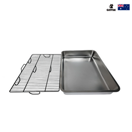 Waggle Steel Dog Toilet | Stainless steel base | Antibacterial and deodorizing     Waggle 專業狗廁所｜不鏽鋼底盤｜抗菌除臭｜快拆易洗｜結團一鏟就淨