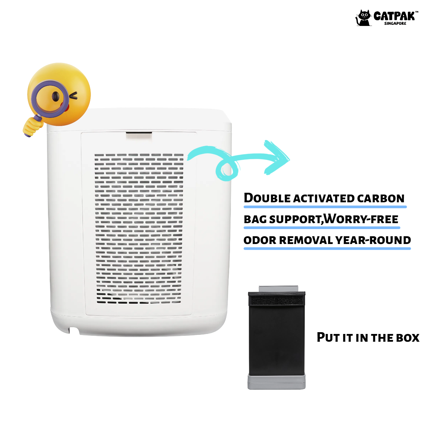 CATPAK Cat litter Smart Composter Machine    CATPAK智能堆肥機