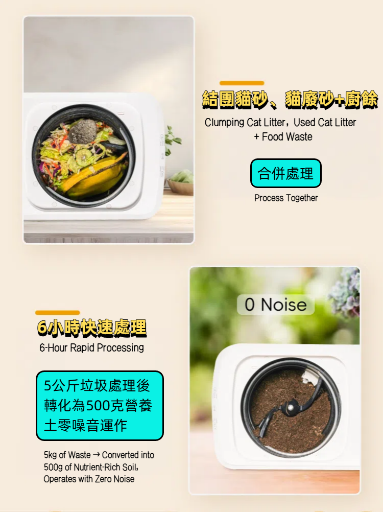 CATPAK Cat litter Smart Composter Machine    CATPAK智能堆肥機