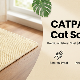Premium Sisal Cat Scratching Mat — Helps Protect Furniture