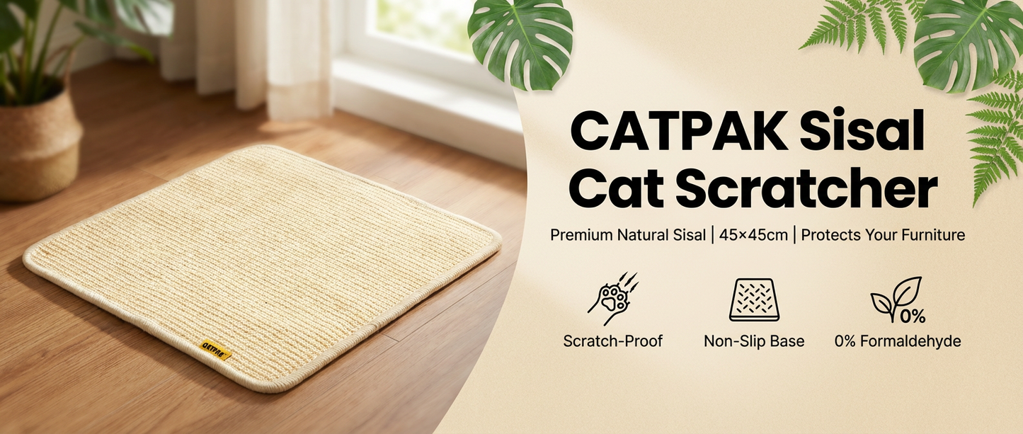 Premium Sisal Cat Scratching Mat — Helps Protect Furniture