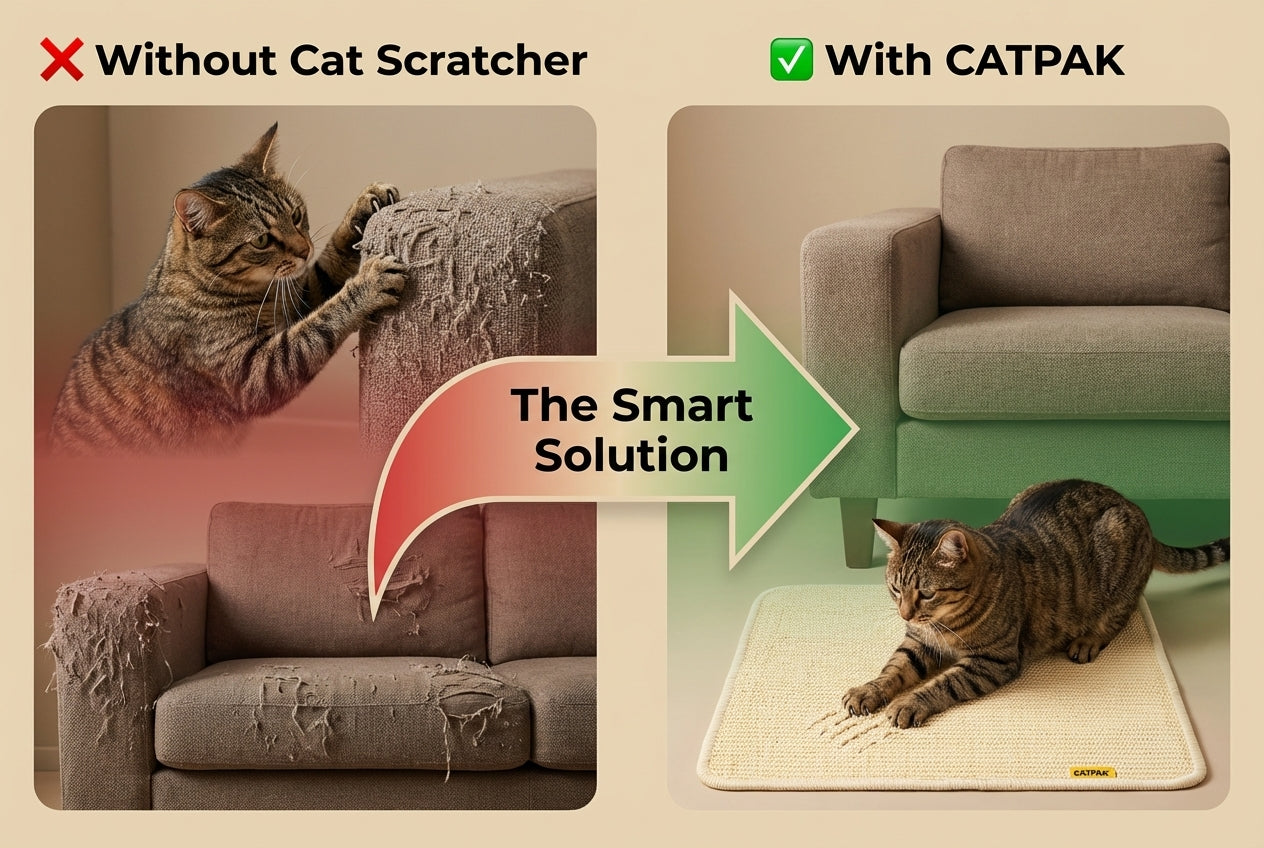 Premium Sisal Cat Scratching Mat — Helps Protect Furniture