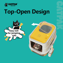 Stainless Steel Cat Litter Box | Easy to Clean & Odor-Resistant 不鏽鋼貓砂盆