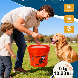 Waggle 100% Natural Mineral Attapulgite Dog Litter    [狗狗專用13磅] Waggle凹凸棒石狗砂-純天然礦物質 | 強效除臭| 抑菌低塵|環保減塑（除臭粉）