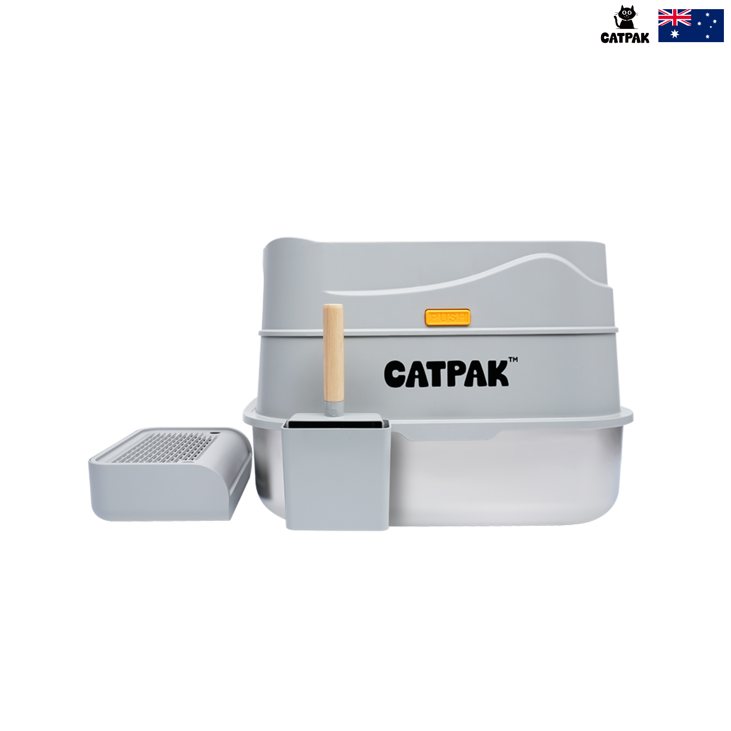 Stainless Steel Cat Litter Box | Easy to Clean & Odor-Resistant 不鏽鋼貓砂盆