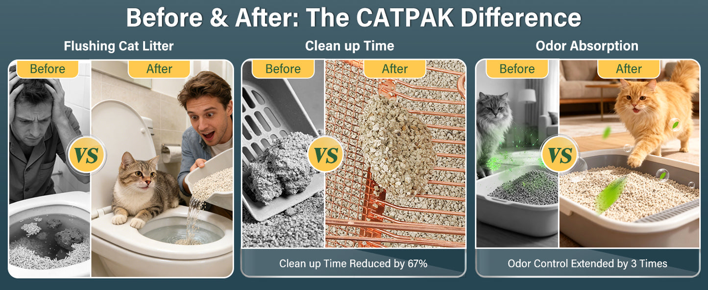 【6 Tubs】100% Natural Mineral Attapulgite Cat Litter【6桶優惠】純天然礦物質-凹凸棒石貓砂