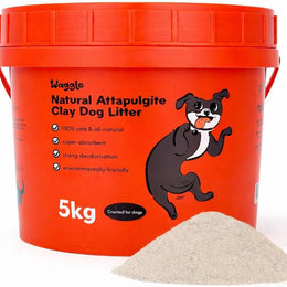 Waggle 5kg natural attapulgite clay dog litter tub