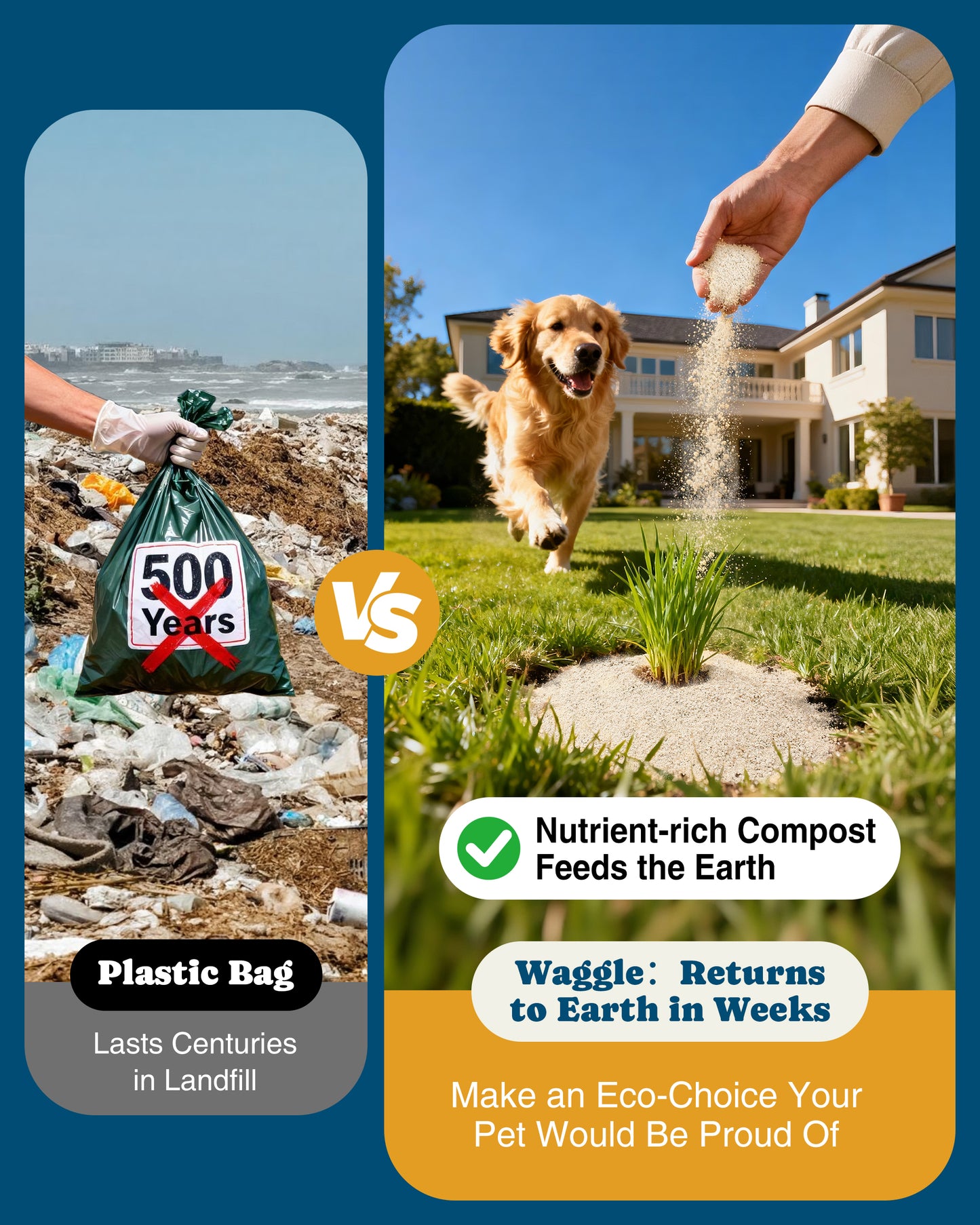 Waggle 100% Natural Mineral Attapulgite Dog Litter    [狗狗專用13磅] Waggle凹凸棒石狗砂-純天然礦物質 | 強效除臭| 抑菌低塵|環保減塑（除臭粉）