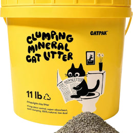 CATPAK 5kg clumping attapulgite mineral cat litter tub