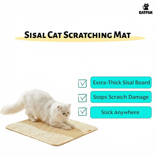Premium Sisal Cat Scratching Mat — Helps Protect Furniture
