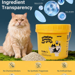 CATPAK natural mineral attapulgite cat litter — features