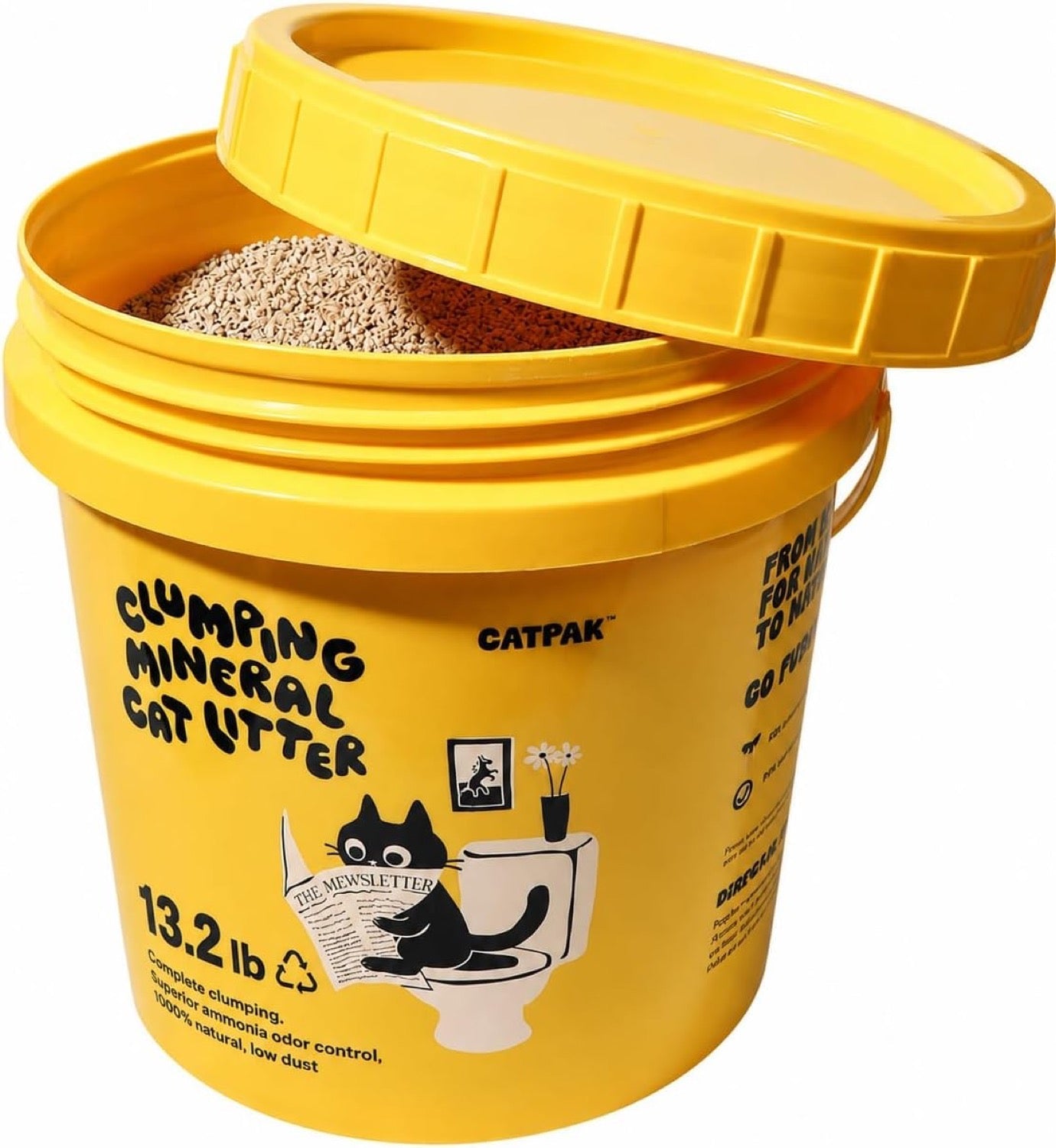 CATPAK natural mineral attapulgite cat litter
