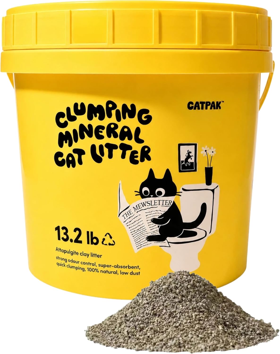 CATPAK natural mineral attapulgite cat litter