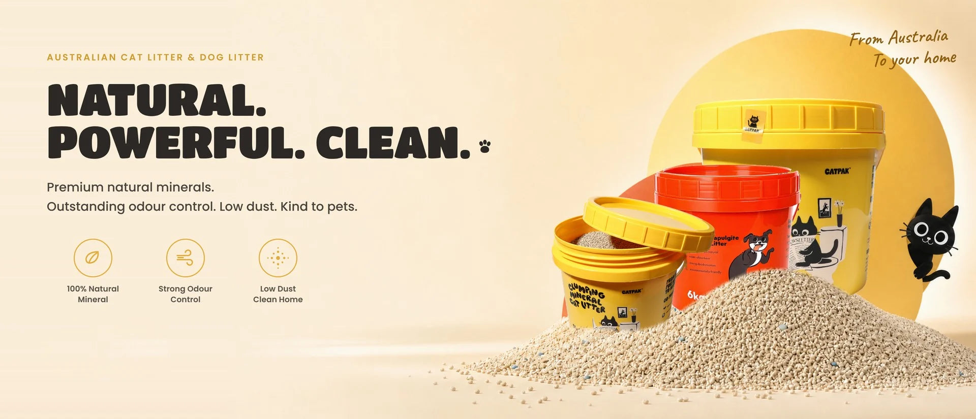 CATPAK natural cat & dog litter